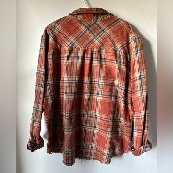 Democracy Orange Flannel - Picture 2 of 4